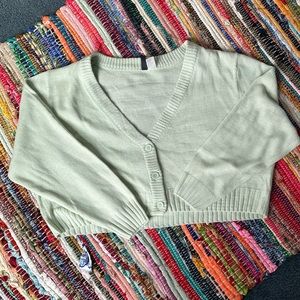 H&M CROPPED SWEATER XL